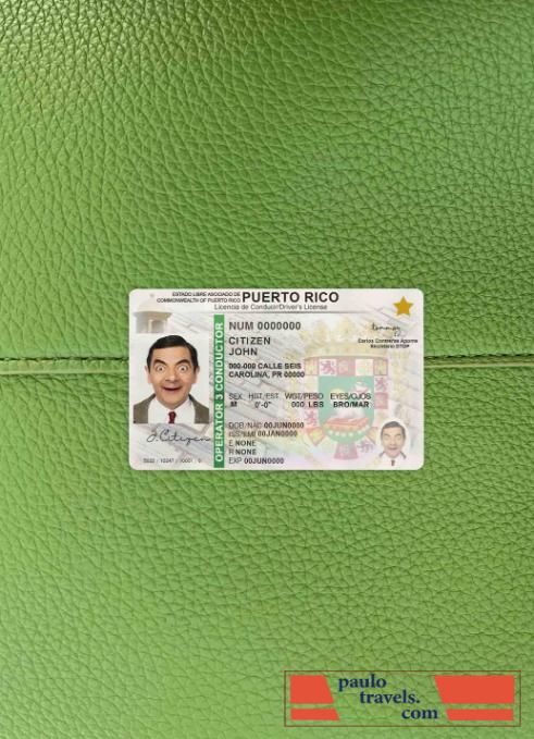 Puerto Rico DL  photolook FRONT PSD template